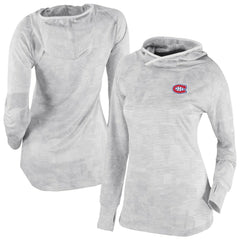 NHL White Montreal Canadiens Columbia Women's Omni-Wick Sunday Ball Pullover Hoodie