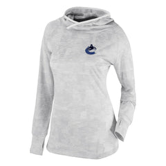 NHL White Vancouver Canucks Columbia Women's Omni-Wick Sunday Ball Pullover Hoodie