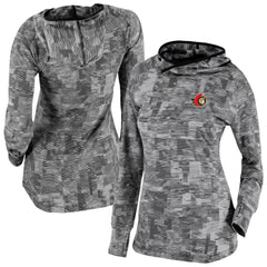 NHL Black Ottawa Senators Columbia Women's Omni-Wick Sunday Ball Pullover Hoodie