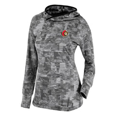 NHL Black Ottawa Senators Columbia Women's Omni-Wick Sunday Ball Pullover Hoodie