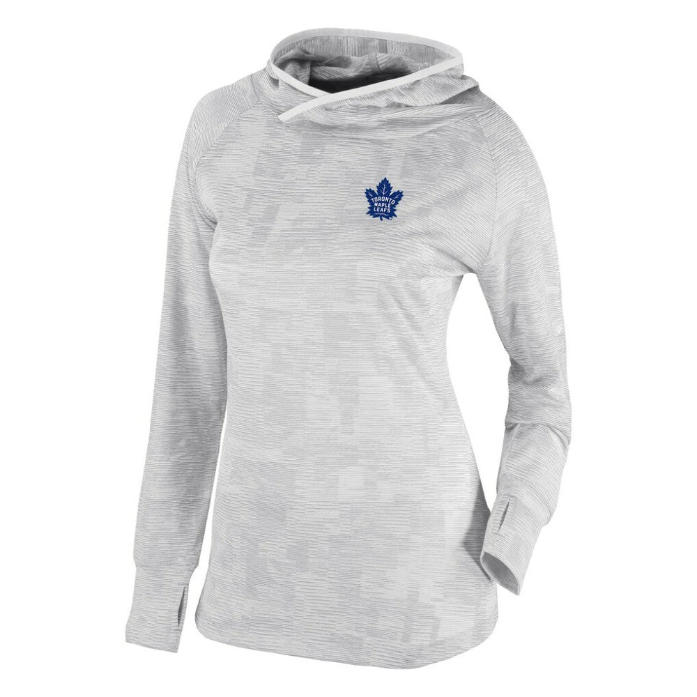 NHL White Toronto Maple Leafs Columbia Women's Omni-Wick Sunday Ball Pullover Hoodie