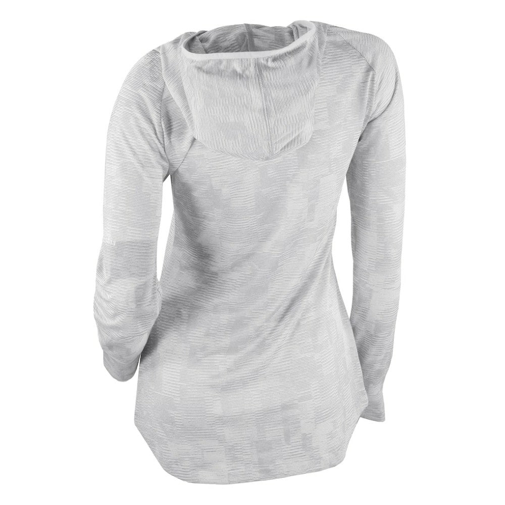 NHL White Edmonton Oilers Columbia Women's Omni-Wick Sunday Ball Pullover Hoodie