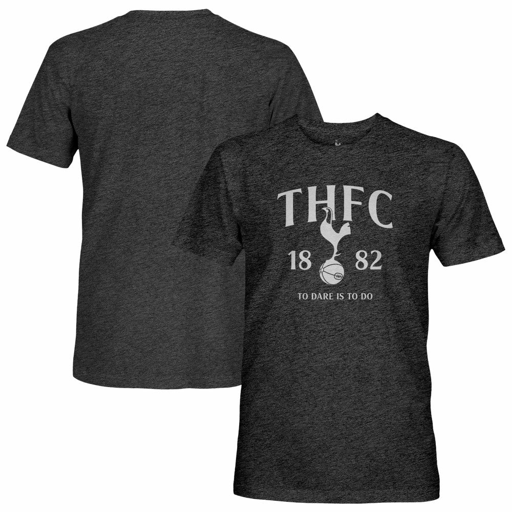Tottenham Hotspur 1863FC Established Location Vintage Tri-Blend T-Shirt -  Black