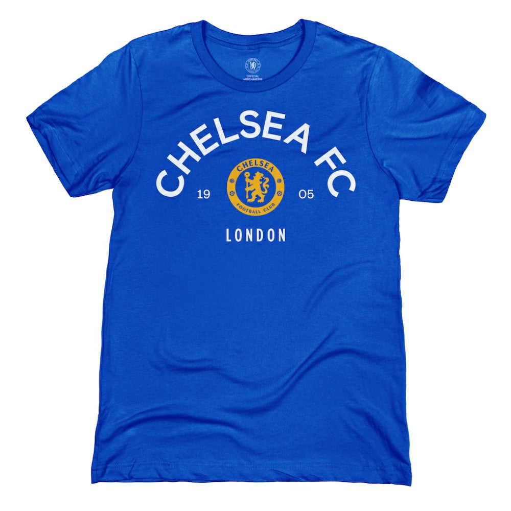Chelsea 1863FC Established Location Vintage T-Shirt -  Blue