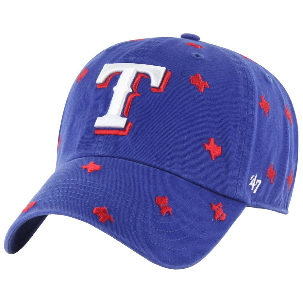 MLB Texas Rangers '47 Women's Confetti Clean Up Adjustable Hat