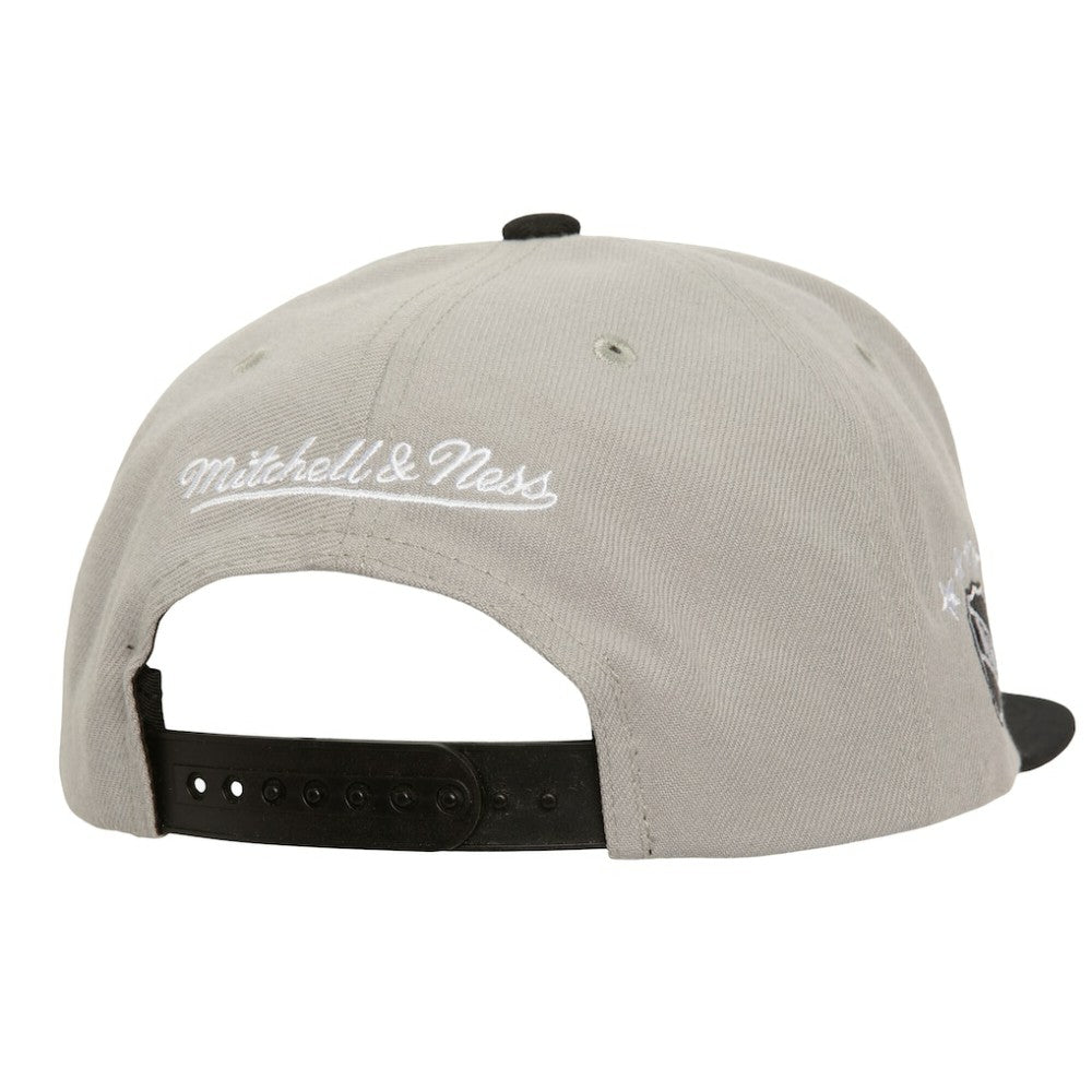NHL Gray Los Angeles Kings Mitchell & Ness Soul Triple Up Snapback Hat