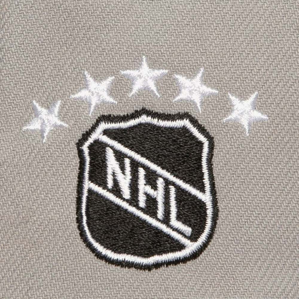 NHL Gray Los Angeles Kings Mitchell & Ness Soul Triple Up Snapback Hat