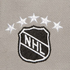 NHL Gray Los Angeles Kings Mitchell & Ness Soul Triple Up Snapback Hat