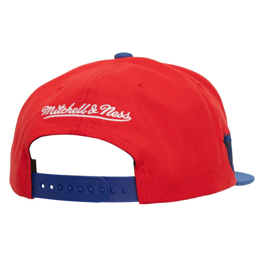 NHL Red New York Rangers Mitchell & Ness Soul Triple Up Snapback Hat