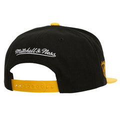 NHL Black Boston Bruins Mitchell & Ness Soul Triple Up Snapback Hat