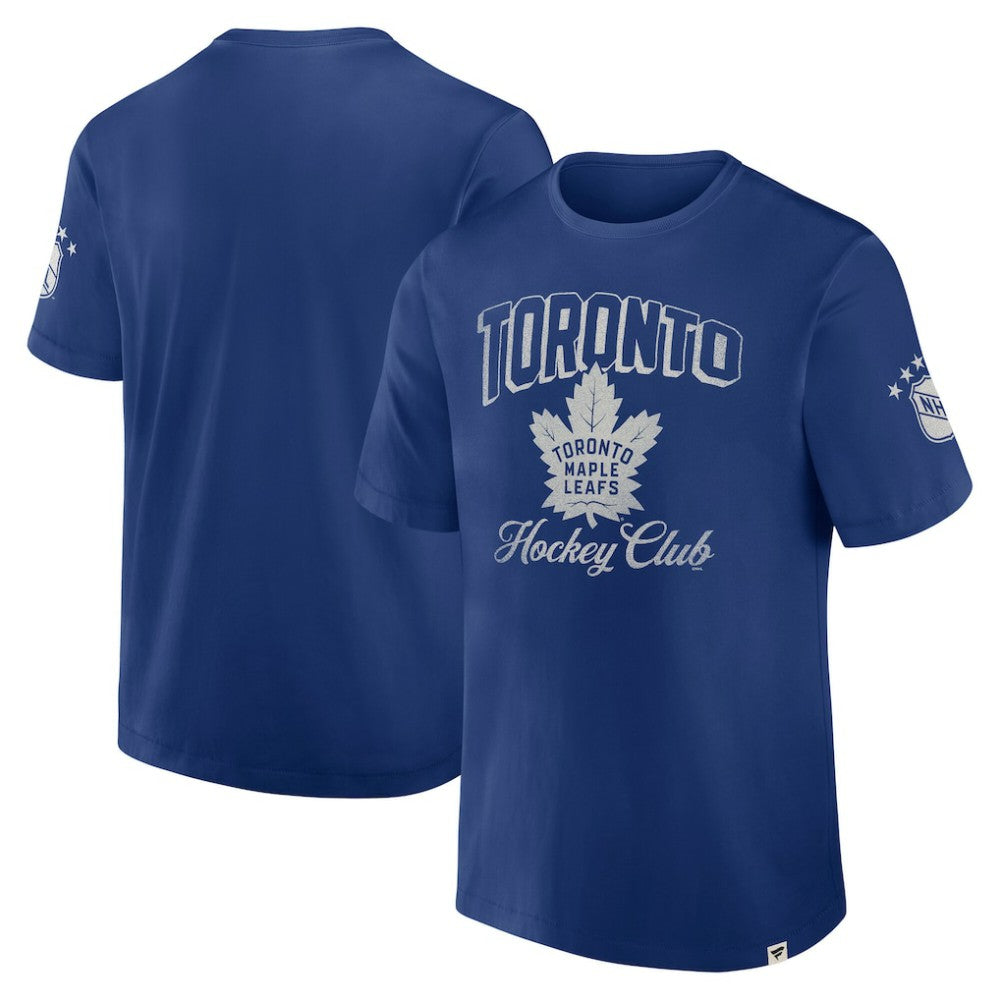 NHL Blue Toronto Maple Leafs Fanatics Decades Collection Made To Last T-Shirt