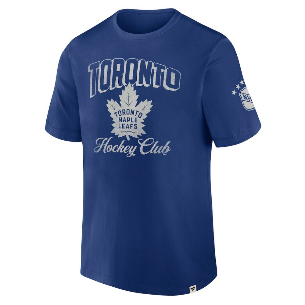 NHL Blue Toronto Maple Leafs Fanatics Decades Collection Made To Last T-Shirt