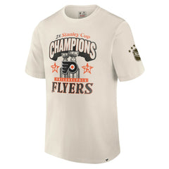 NHL White Philadelphia Flyers Fanatics Decades Collection Timeless T-Shirt