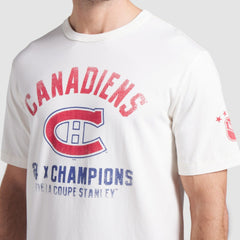 NHL White Montreal Canadiens Fanatics Decades Collection Timeless T-Shirt