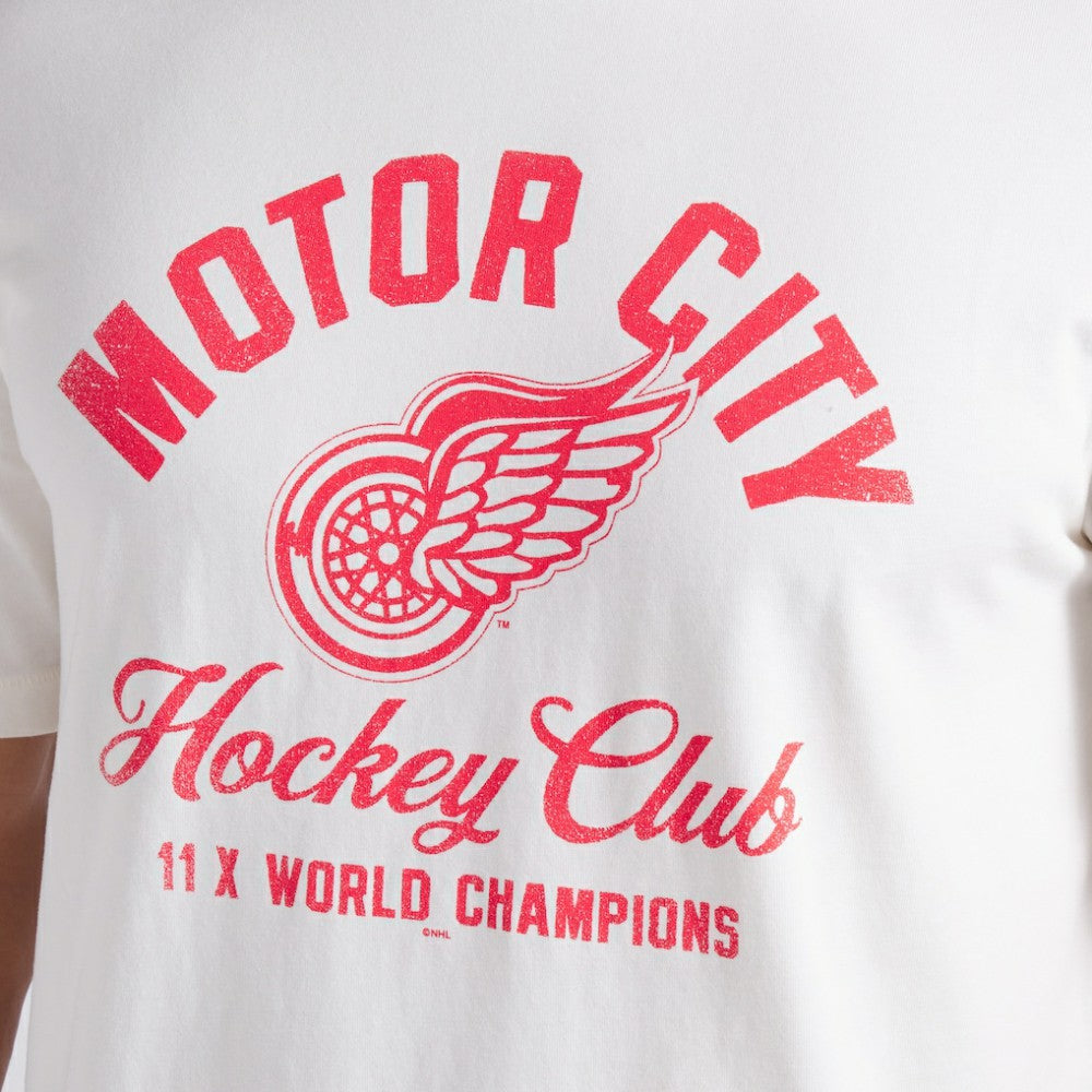NHL White Detroit Red Wings Fanatics Decades Collection Timeless T-Shirt