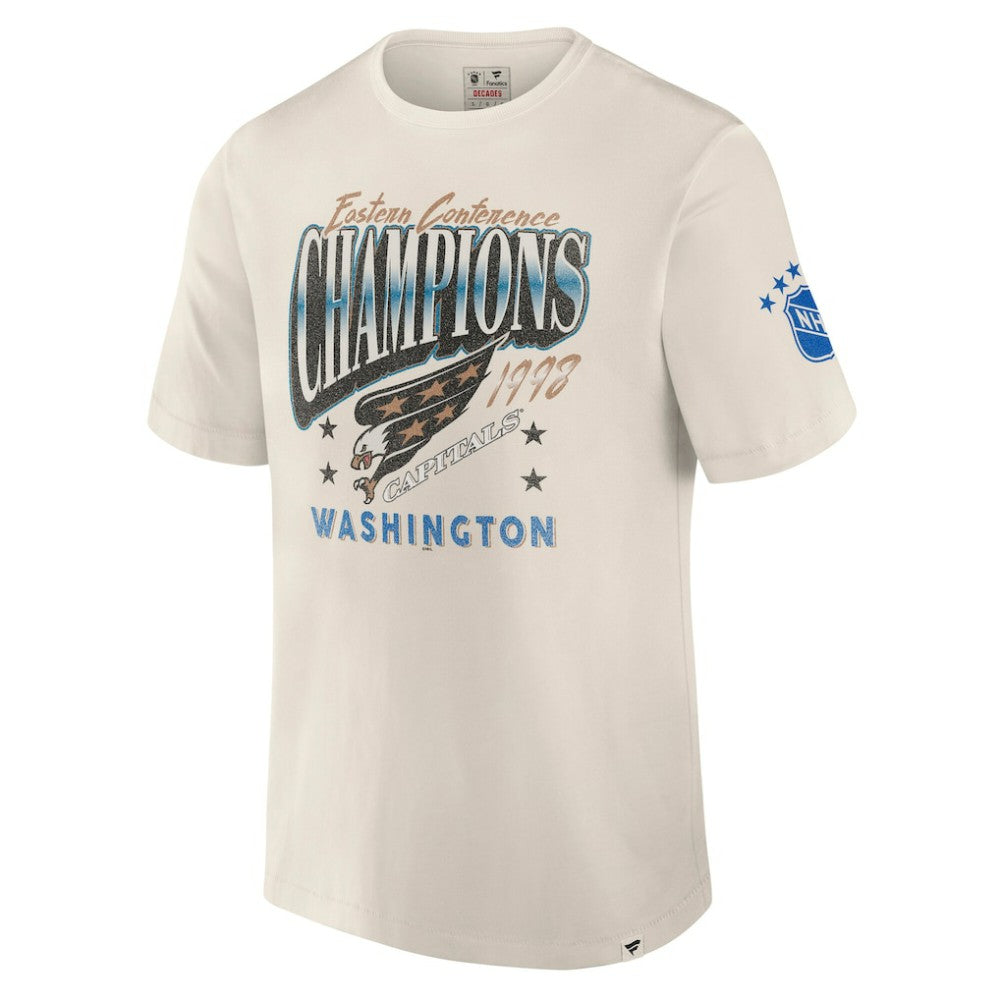 NHL White Washington Capitals Fanatics Decades Collection Timeless T-Shirt