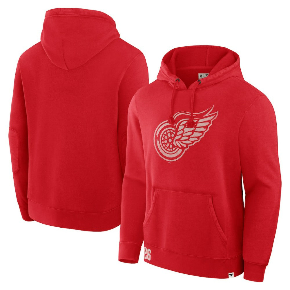 NHL Red Detroit Red Wings Fanatics Decades Collection Tradition Hoodie