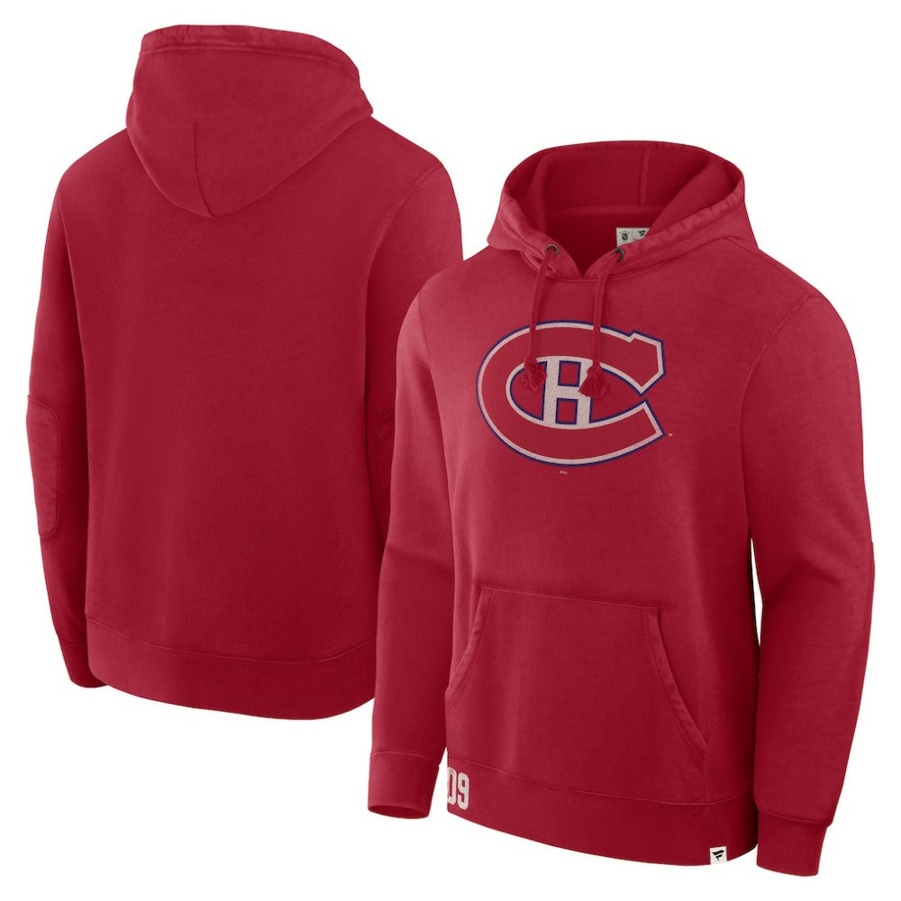 NHL Red Montreal Canadiens Fanatics Decades Collection Tradition Hoodie