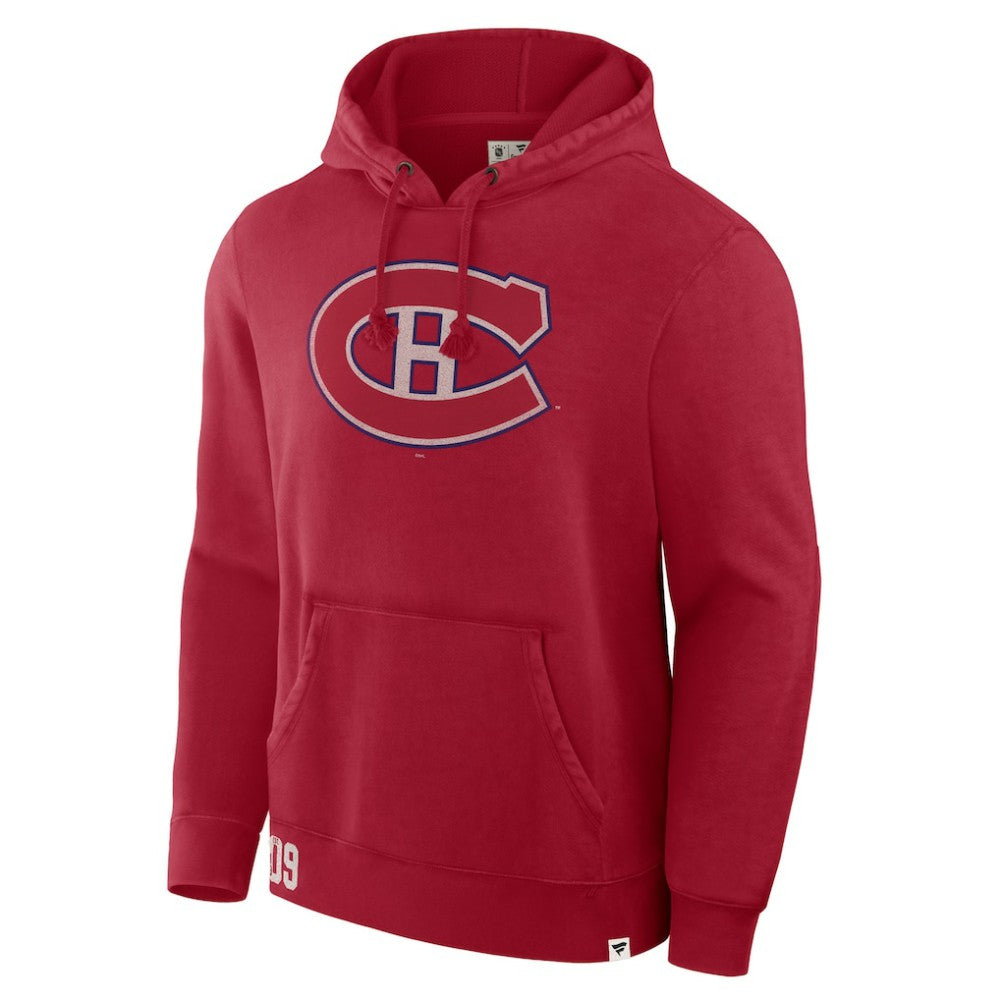 NHL Red Montreal Canadiens Fanatics Decades Collection Tradition Hoodie