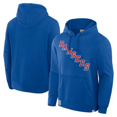 NHL Blue New York Rangers Fanatics Decades Collection Tradition Hoodie