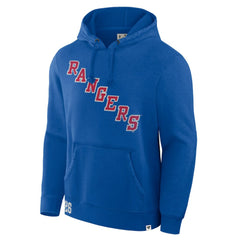 NHL Blue New York Rangers Fanatics Decades Collection Tradition Hoodie
