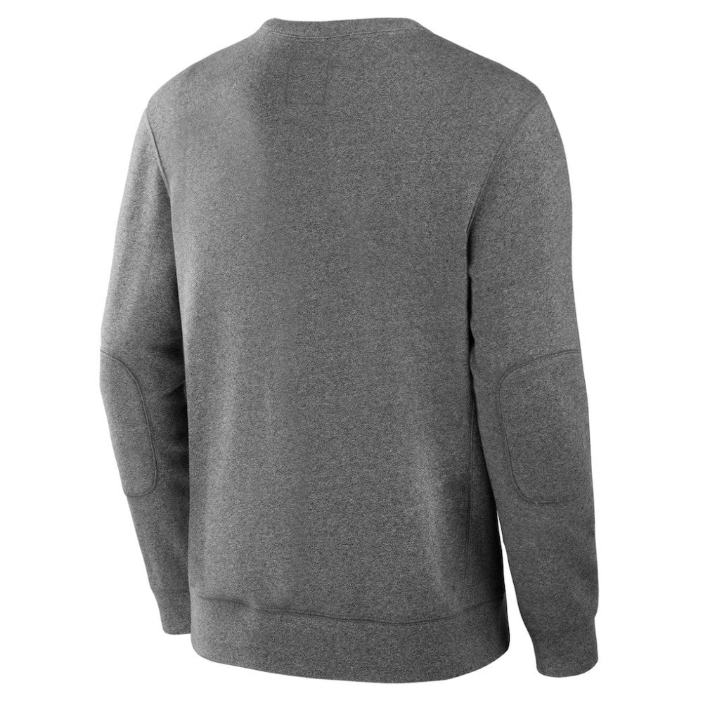 NHL Heather Gray New Jersey Devils Fanatics Decades Collection Legendary Fleece Pullover Sweatshirt