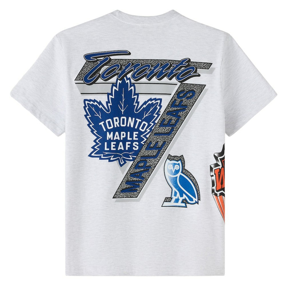 NHL Heather Gray Toronto Maple Leafs OVO x NHL Retro T-Shirt