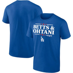 MLB Mookie Betts & Shohei Ohtani Los Angeles Dodgers Election Player T-Shirt