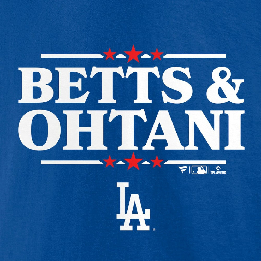 MLB Mookie Betts & Shohei Ohtani Los Angeles Dodgers Election Player T-Shirt