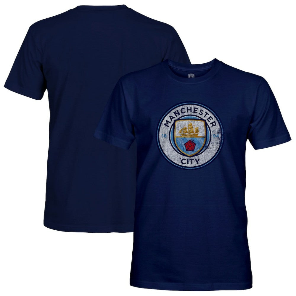 Manchester City 1863FC Badge T-Shirt -  Navy