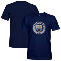 Manchester City 1863FC Badge T-Shirt -  Navy