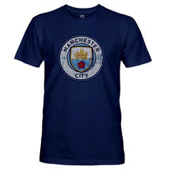 Manchester City 1863FC Badge T-Shirt -  Navy