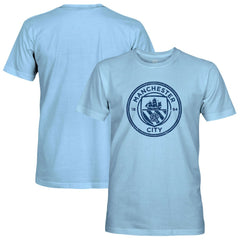 Manchester City 1863FC Mono Badge T-Shirt -  Sky Blue