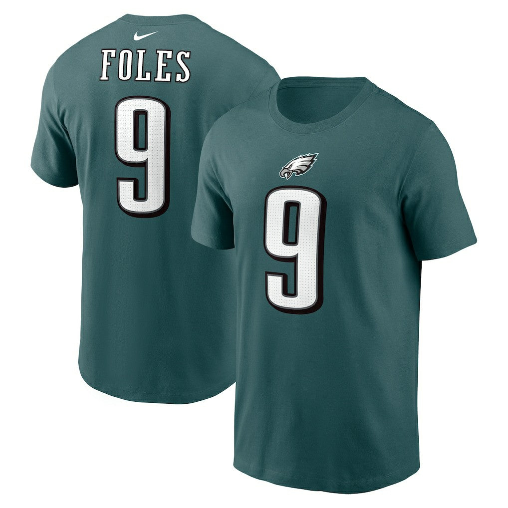 Nick Foles  Retired Player Name & Number T-Shirt - Philadelphia Eagles
