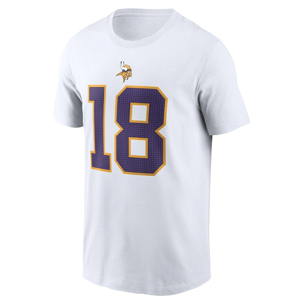 Justin Jefferson  Name & Number T-Shirt - Minnesota Vikings