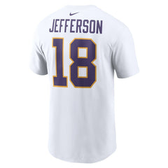 Justin Jefferson  Name & Number T-Shirt - Minnesota Vikings