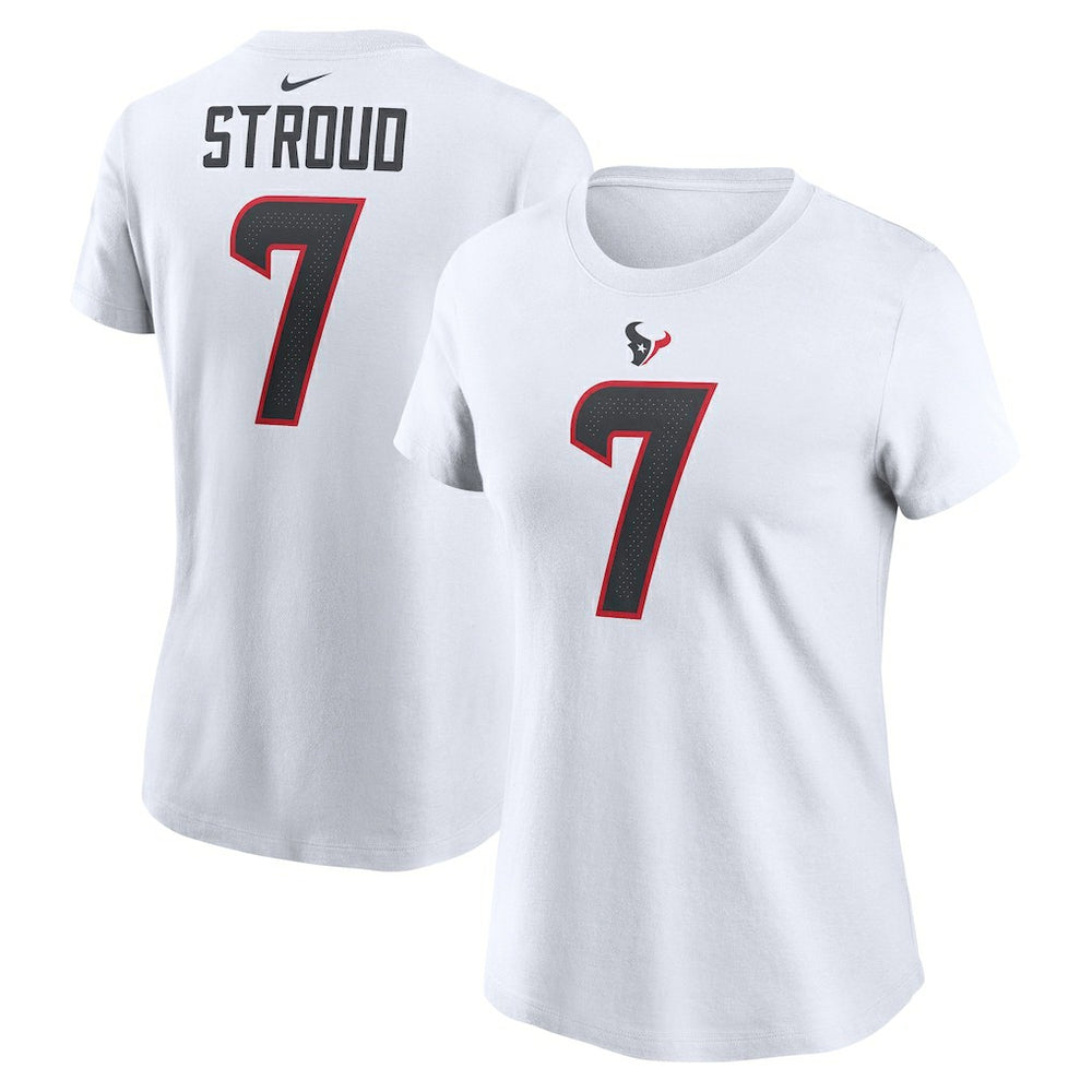 C.J. Stroud  Women's Player Name & Number T-Shirt - Houston Texans