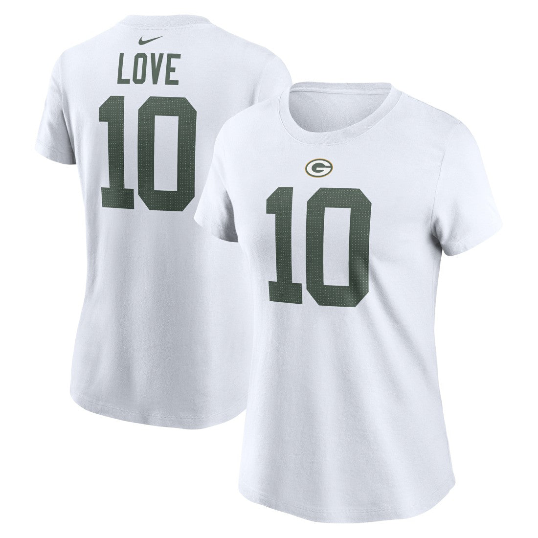 Jordan Love  Women's Player Name & Number T-Shirt - Green Bay Packers
