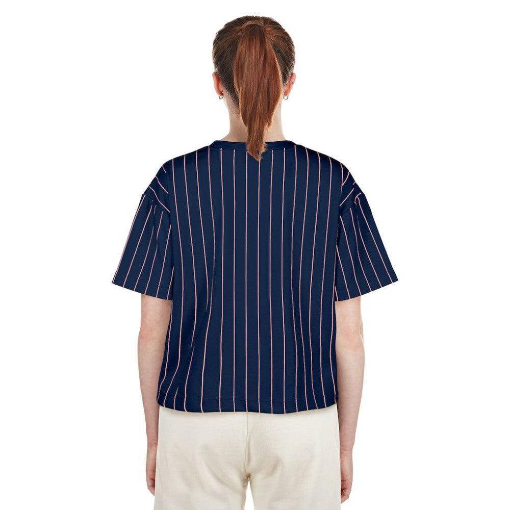 MLB Washington Nationals New Era Women's 2025 City Connect Pinstripe T-Shirt