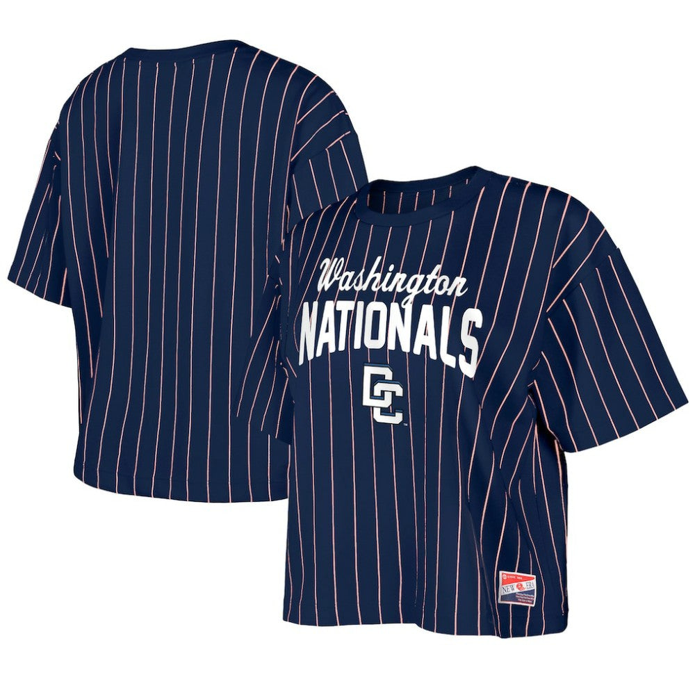 MLB Washington Nationals New Era Women's 2025 City Connect Pinstripe T-Shirt
