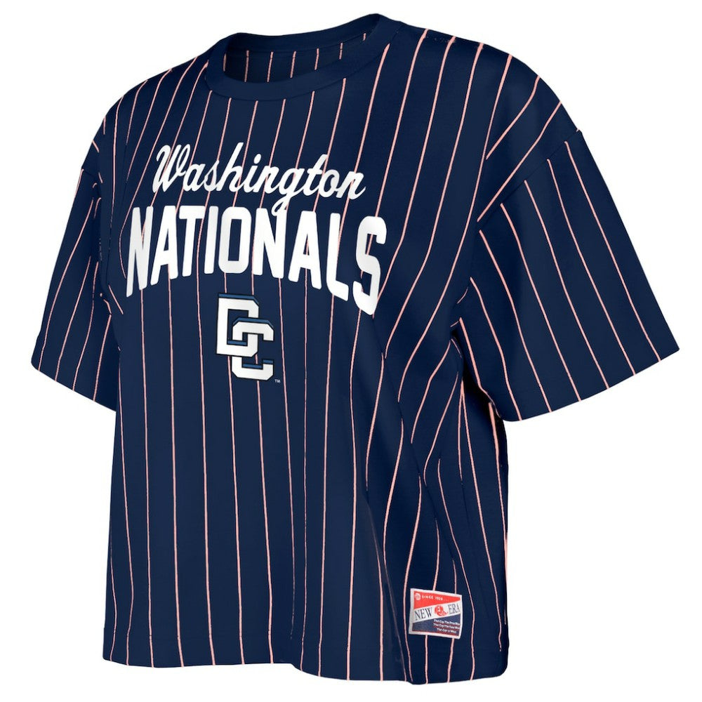 MLB Washington Nationals New Era Women's 2025 City Connect Pinstripe T-Shirt