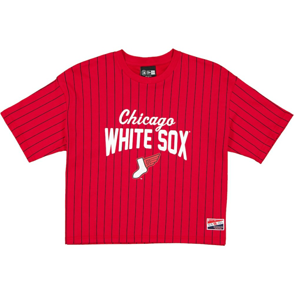 MLB Chicago White Sox New Era Women's 2025 City Connect Pinstripe T-Shirt
