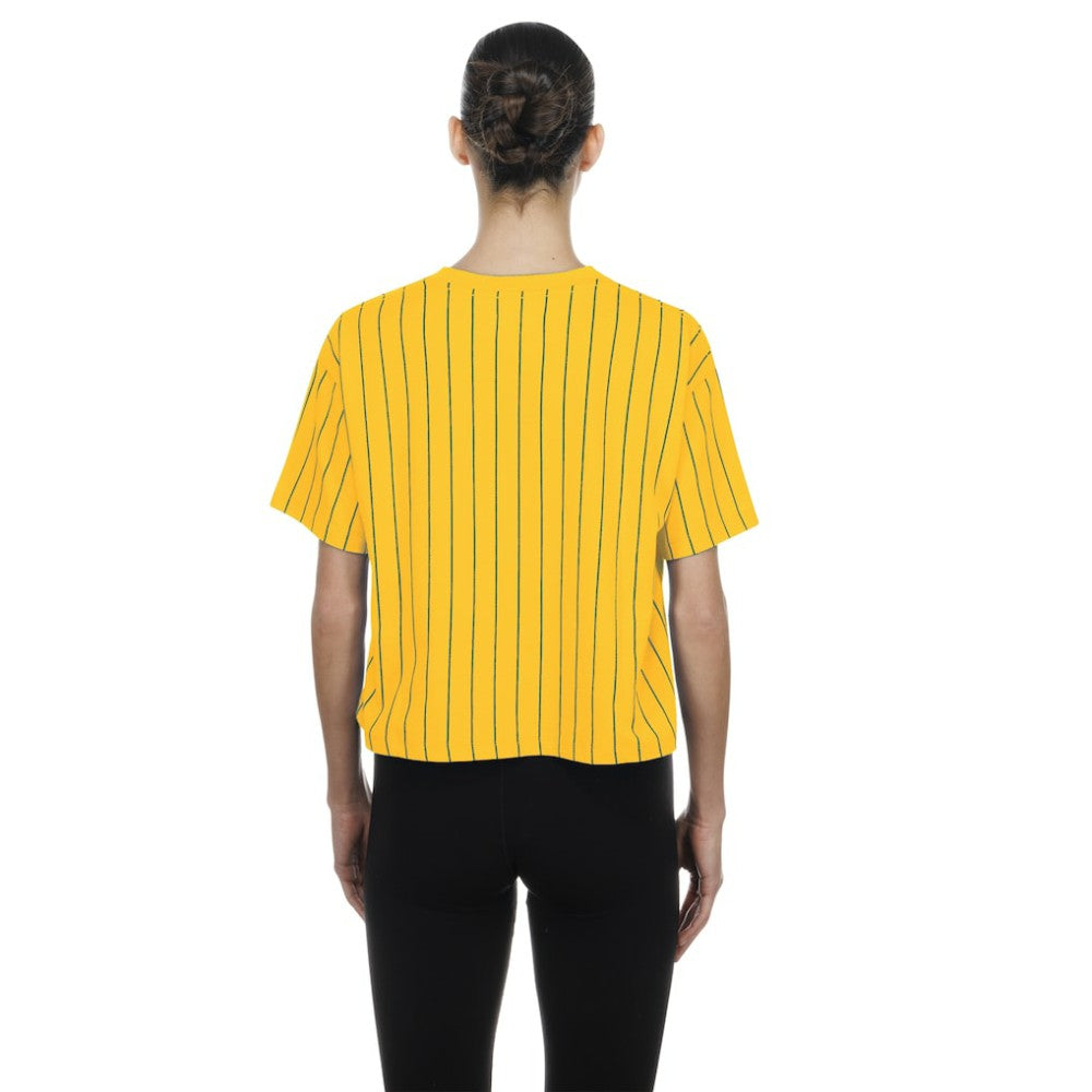 MLB Boston Red Sox New Era Women's 2025 City Connect Pinstripe T-Shirt