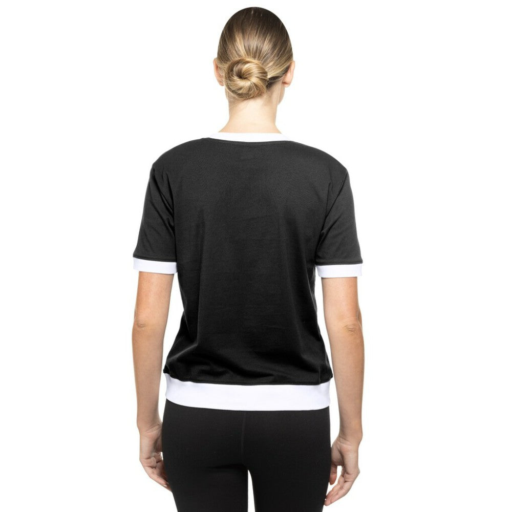 MLB San Francisco Giants New Era Women's 2025 City Connect Rhinestone V-Neck T-Shirt