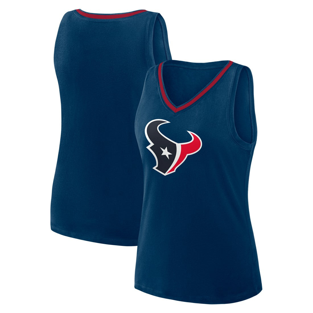Logo Athletic Women's Plus Size Stellar Win V-Neck Tank Top - Houston Texans