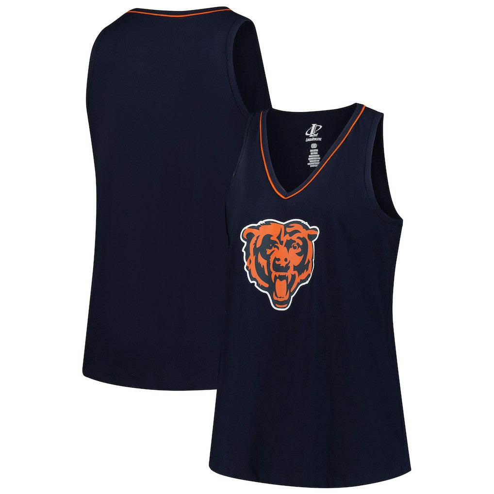 Logo Athletic Women's Plus Size Stellar Win V-Neck Tank Top - Chicago Bears