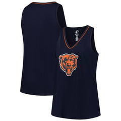 Logo Athletic Women's Plus Size Stellar Win V-Neck Tank Top - Chicago Bears
