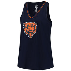 Logo Athletic Women's Plus Size Stellar Win V-Neck Tank Top - Chicago Bears