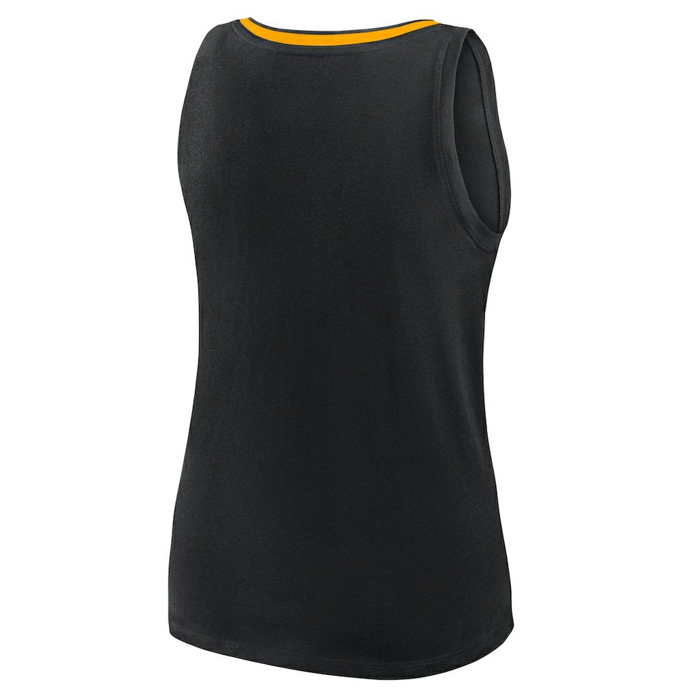 Logo Athletic Women's Plus Size Stellar Win V-Neck Tank Top - Pittsburgh Steelers