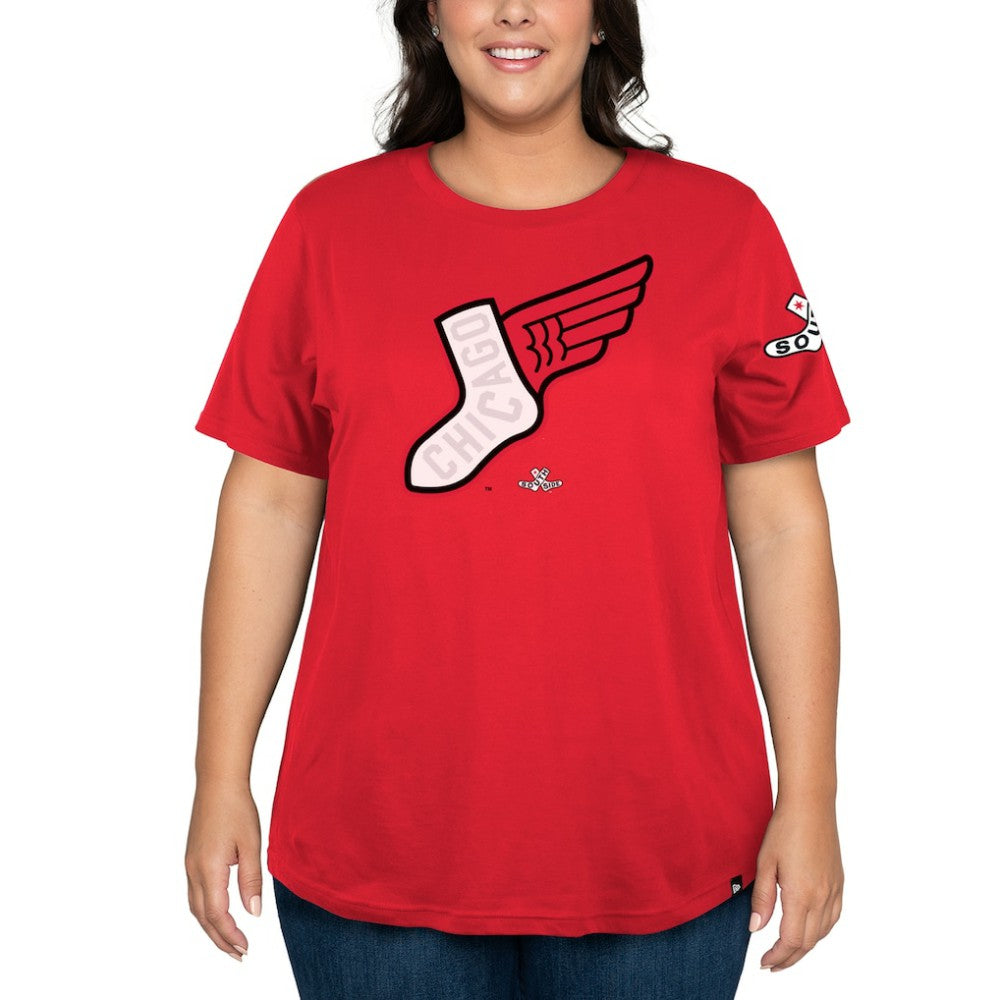 MLB Chicago White Sox New Era Women's 2025 City Connect Plus Size T-Shirt